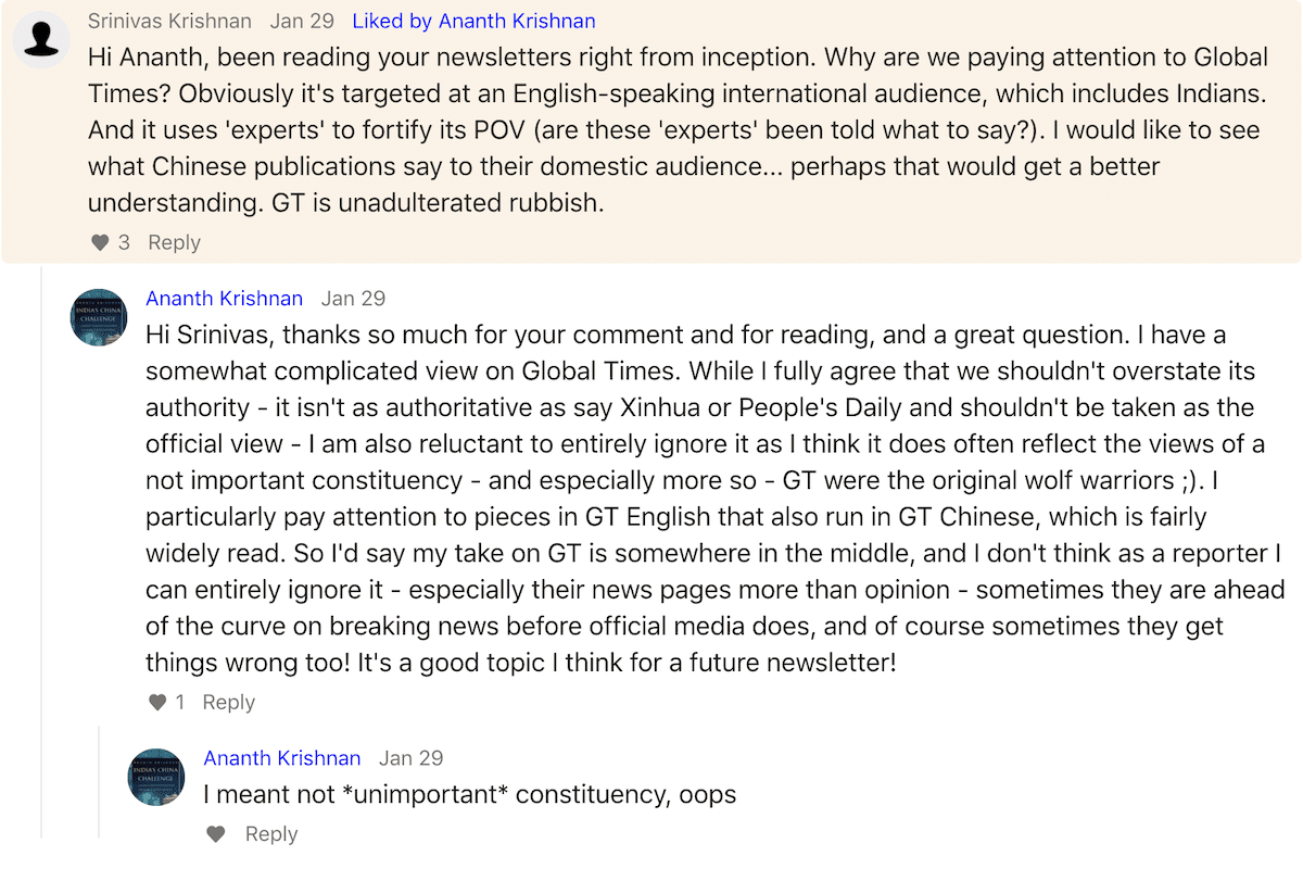 The India China Newsletter